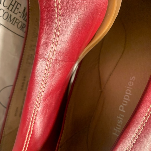 ❤️🔥New red leather heel shoe in box HushPuppies❤️ - Picture 3 of 16